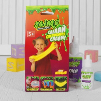 Набор малый для девочек Лаборатория ТМ Slime в ассортименте (цвет желтый) Набор малый для девочек Лаборатория ТМ Slime в ассортименте (цвет желтый)